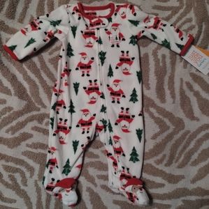 Christmas pajamas baby size 3 months